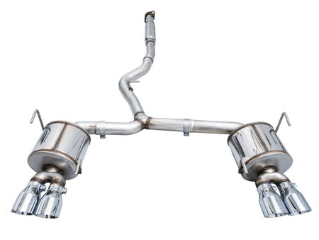AWE Tuning 2022+ VB Subaru WRX Touring Edition Exhaust - Chrome Silver Tips - CPC Performance