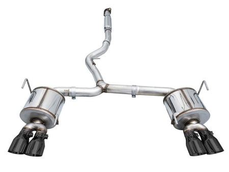AWE Tuning 2022+ VB Subaru WRX Touring Edition Exhaust - Diamond Black Tips - CPC Performance