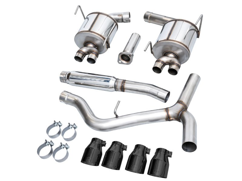 AWE Tuning 2022+ VB Subaru WRX Touring Edition Exhaust - Diamond Black Tips - CPC Performance