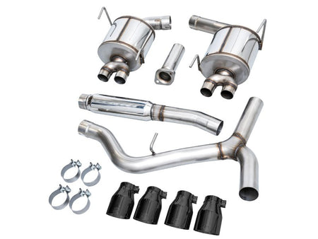 AWE Tuning 2022+ VB Subaru WRX Touring Edition Exhaust - Diamond Black Tips - CPC Performance