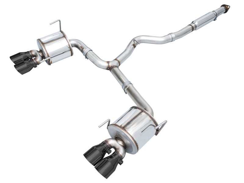 AWE Tuning 2022+ VB Subaru WRX Touring Edition Exhaust - Diamond Black Tips - CPC Performance