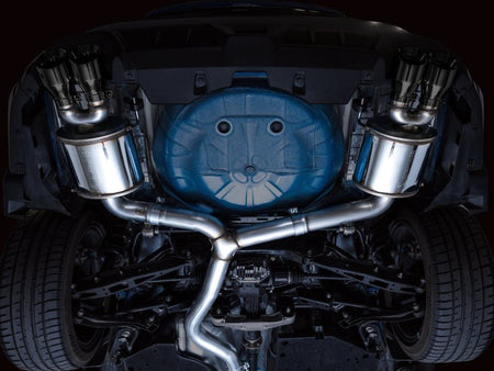 AWE Tuning 2022+ VB Subaru WRX Touring Edition Exhaust - Diamond Black Tips - CPC Performance