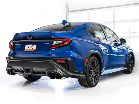 AWE Tuning 2022+ VB Subaru WRX Touring Edition Exhaust - Diamond Black Tips - CPC Performance