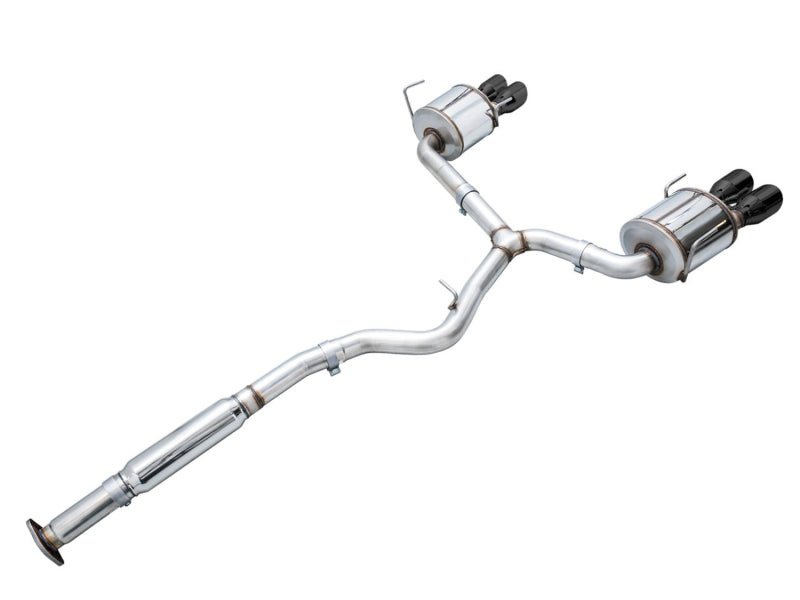 AWE Tuning 2022+ VB Subaru WRX Touring Edition Exhaust - Diamond Black Tips - CPC Performance