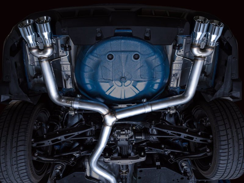AWE Tuning 2022+ VB Subaru WRX Track Edition Exhaust - Chrome Silver Tips - CPC Performance