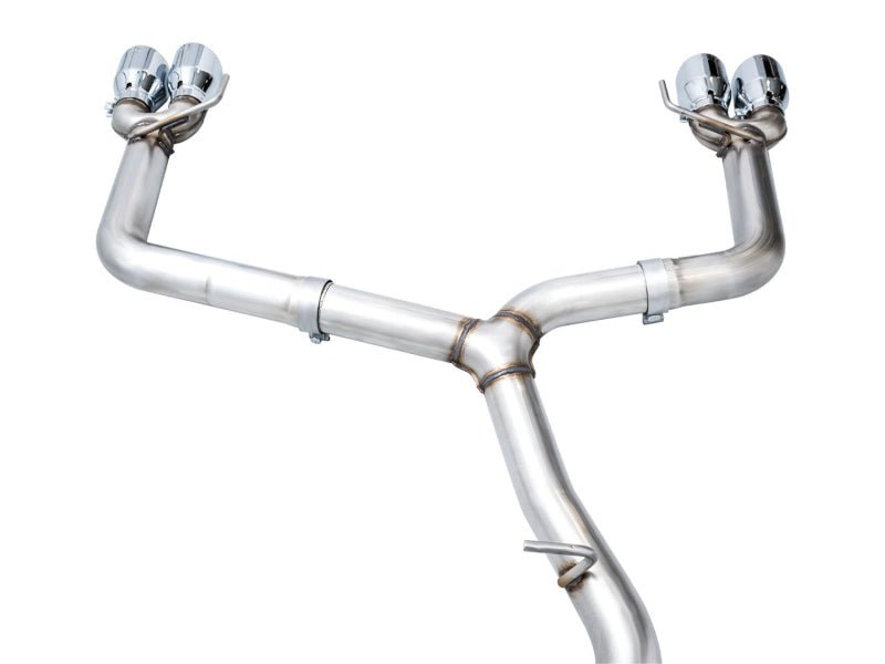 AWE Tuning 2022+ VB Subaru WRX Track Edition Exhaust - Chrome Silver Tips - CPC Performance