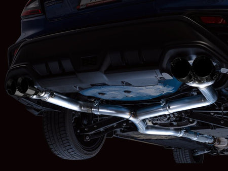 AWE Tuning 2022+ VB Subaru WRX Track Edition Exhaust - Diamond Black Tips - CPC Performance