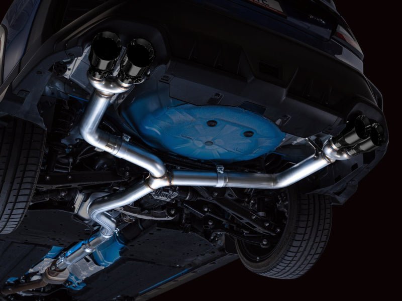 AWE Tuning 2022+ VB Subaru WRX Track Edition Exhaust - Diamond Black Tips - CPC Performance