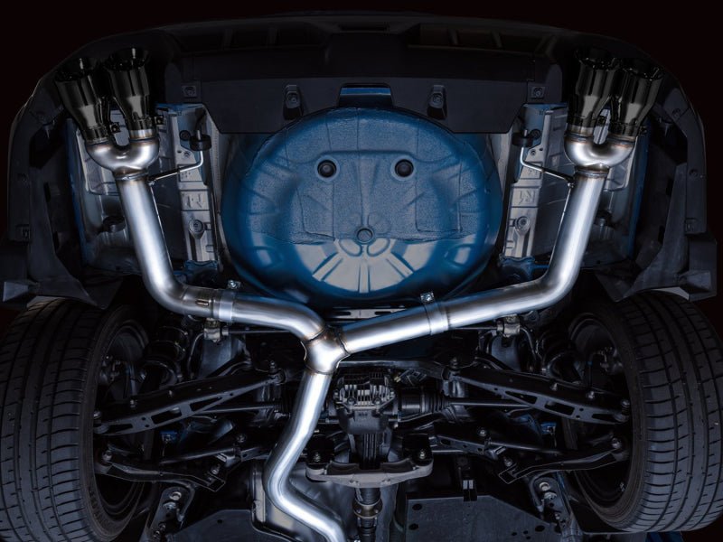 AWE Tuning 2022+ VB Subaru WRX Track Edition Exhaust - Diamond Black Tips - CPC Performance