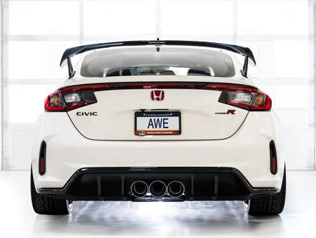 AWE Tuning 2023 Honda Civic Type R FL5 Track Edition Exhaust w/ Triple Chrome Silver Tips - CPC Performance