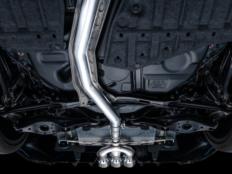 AWE Tuning 2023 Honda Civic Type R FL5 Track Edition Exhaust w/ Triple Chrome Silver Tips - CPC Performance