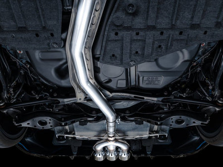 AWE Tuning 2023 Honda Civic Type R FL5 Track Edition Exhaust w/ Triple Chrome Silver Tips - CPC Performance