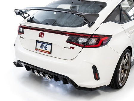 AWE Tuning 2023 Honda Civic Type R FL5 Track Edition Exhaust w/ Triple Chrome Silver Tips - CPC Performance