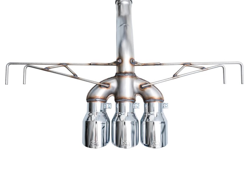 AWE Tuning 2023 Honda Civic Type R FL5 Track Edition Exhaust w/ Triple Chrome Silver Tips - CPC Performance