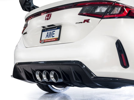 AWE Tuning 2023 Honda Civic Type R FL5 Track Edition Exhaust w/ Triple Chrome Silver Tips - CPC Performance
