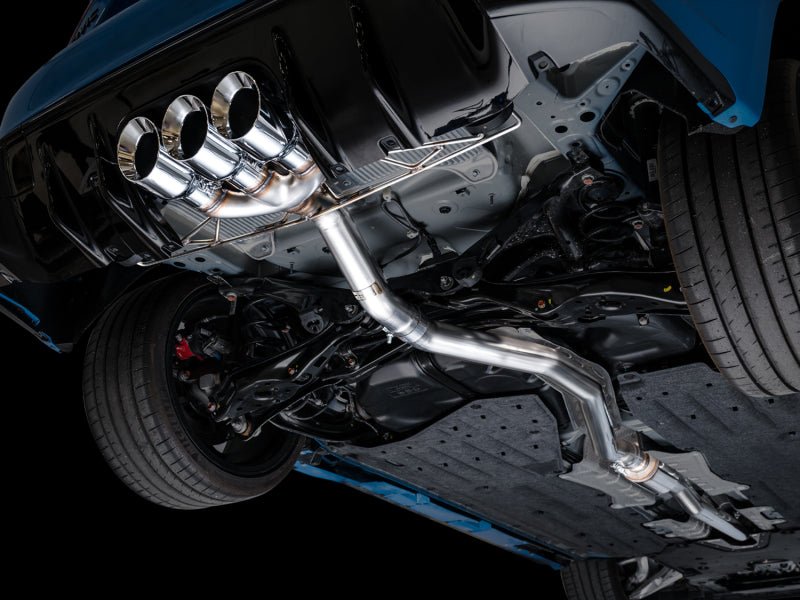 AWE Tuning 2023 Honda Civic Type R FL5 Track Edition Exhaust w/ Triple Chrome Silver Tips - CPC Performance