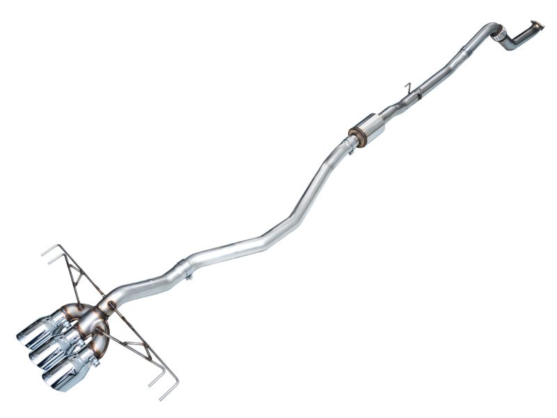 AWE Tuning 2023 Honda Civic Type R FL5 Track Edition Exhaust w/ Triple Chrome Silver Tips - CPC Performance