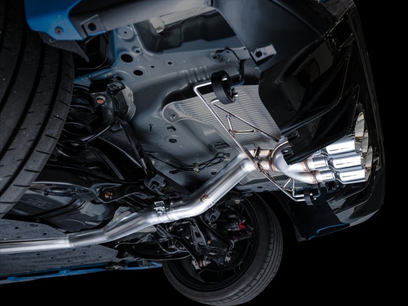 AWE Tuning 2023 Honda Civic Type R FL5 Track Edition Exhaust w/ Triple Chrome Silver Tips - CPC Performance