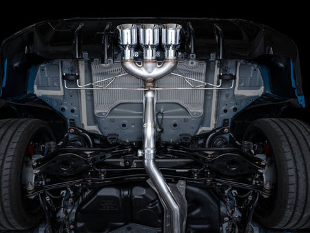 AWE Tuning 2023 Honda Civic Type R FL5 Track Edition Exhaust w/ Triple Chrome Silver Tips - CPC Performance