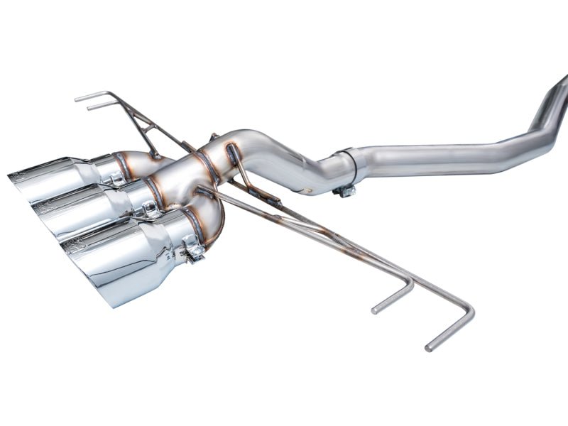 AWE Tuning 2023 Honda Civic Type R FL5 Track Edition Exhaust w/ Triple Chrome Silver Tips - CPC Performance