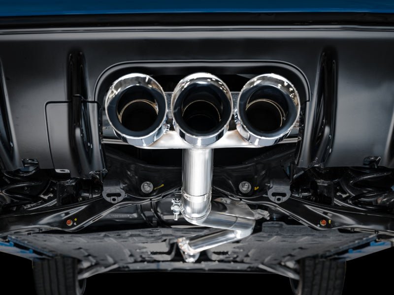 AWE Tuning 2023 Honda Civic Type R FL5 Track Edition Exhaust w/ Triple Chrome Silver Tips - CPC Performance