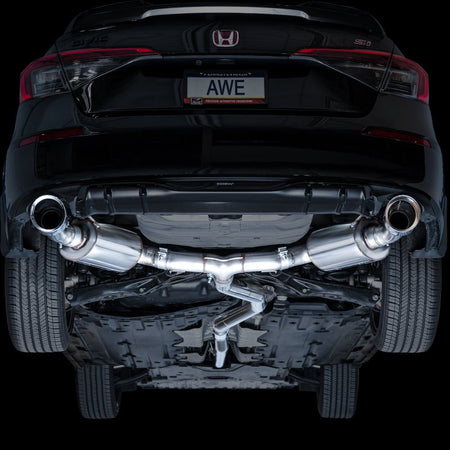 AWE Tuning 22+ Honda Civic Si/Acura Integra Touring Edition Catback Exhaust - Dual Chrome Silver Tip - CPC Performance