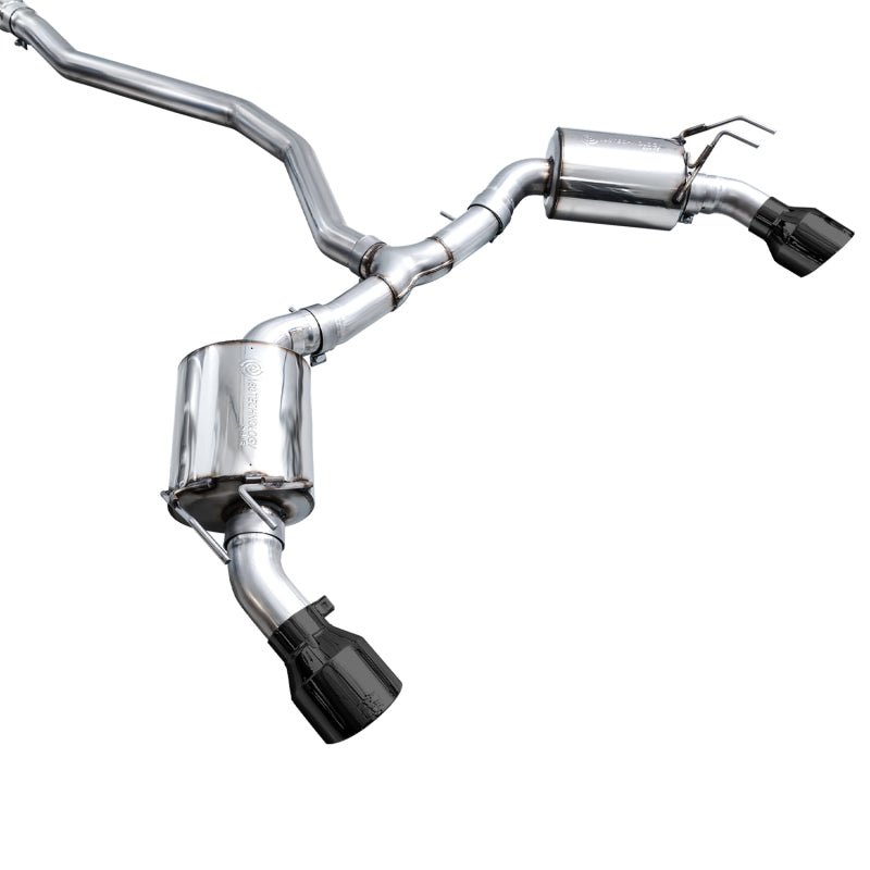 AWE Tuning 22+ Honda Civic Si/Acura Integra Touring Edition Catback Exhaust - Dual Diamond Black Tip - CPC Performance
