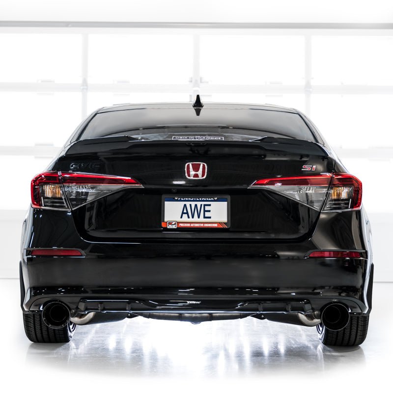 AWE Tuning 22+ Honda Civic Si/Acura Integra Touring Edition Catback Exhaust - Dual Diamond Black Tip - CPC Performance