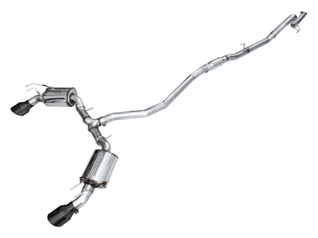AWE Tuning 22+ Honda Civic Si/Acura Integra Touring Edition Catback Exhaust - Dual Diamond Black Tip - CPC Performance