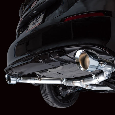AWE Tuning 22+ Honda Civic Si/Acura Integra Track Edition Catback Exhaust - Dual Chrome Silver Tips - CPC Performance
