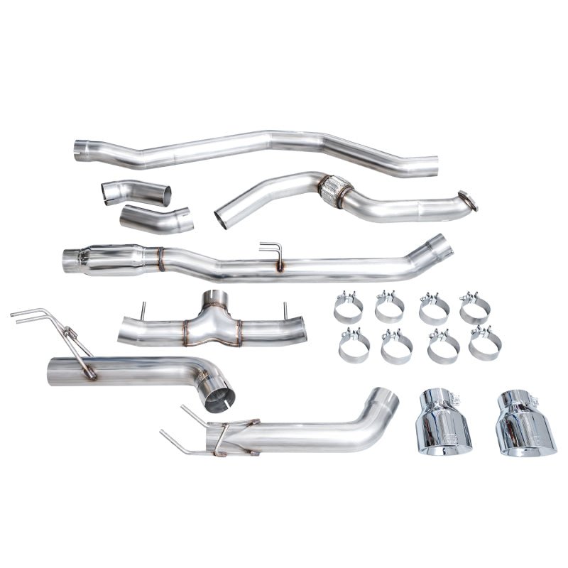 AWE Tuning 22+ Honda Civic Si/Acura Integra Track Edition Catback Exhaust - Dual Chrome Silver Tips - CPC Performance