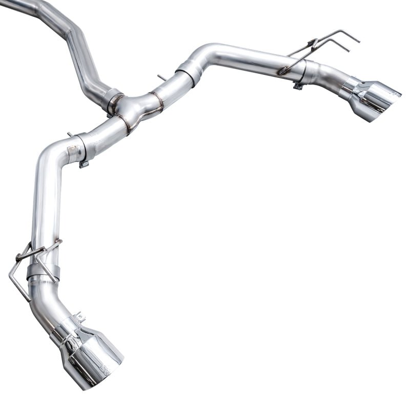 AWE Tuning 22+ Honda Civic Si/Acura Integra Track Edition Catback Exhaust - Dual Chrome Silver Tips - CPC Performance