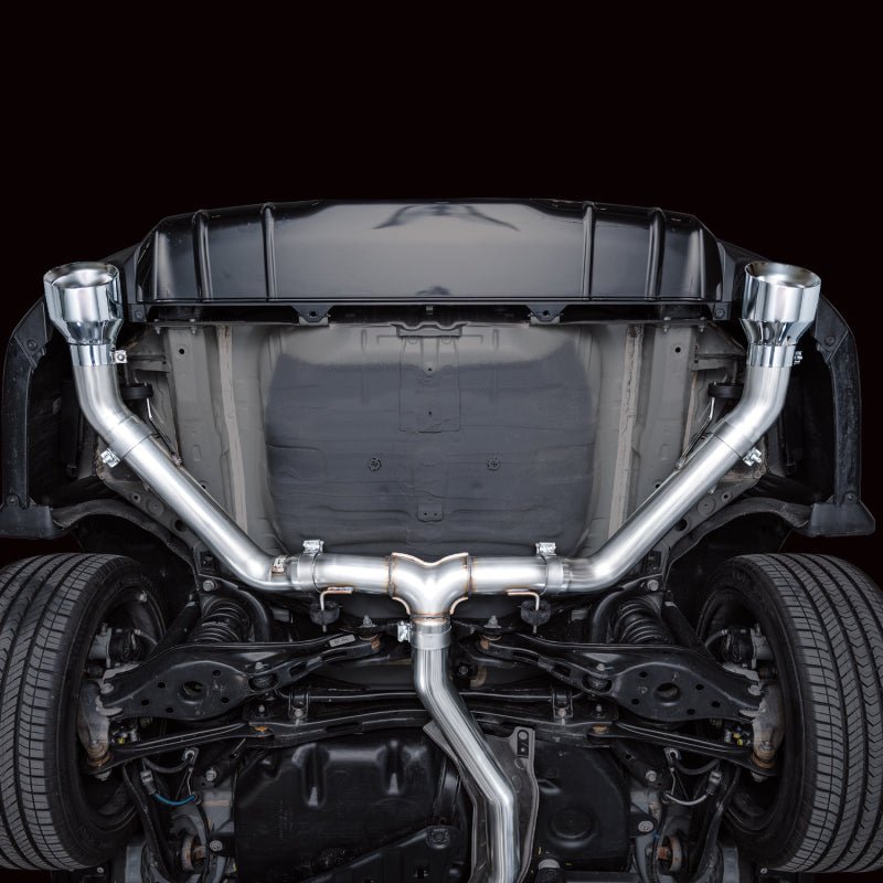 AWE Tuning 22+ Honda Civic Si/Acura Integra Track Edition Catback Exhaust - Dual Chrome Silver Tips - CPC Performance