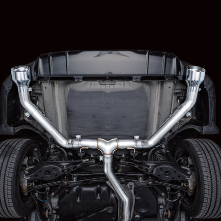 AWE Tuning 22+ Honda Civic Si/Acura Integra Track Edition Catback Exhaust - Dual Chrome Silver Tips - CPC Performance