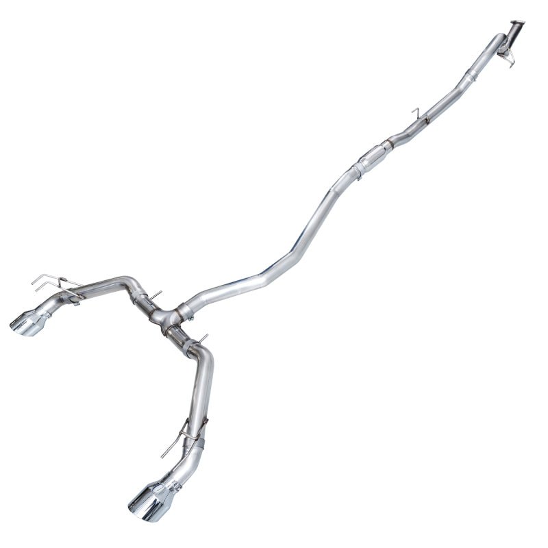 AWE Tuning 22+ Honda Civic Si/Acura Integra Track Edition Catback Exhaust - Dual Chrome Silver Tips - CPC Performance
