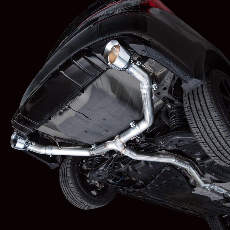 AWE Tuning 22+ Honda Civic Si/Acura Integra Track Edition Catback Exhaust - Dual Chrome Silver Tips - CPC Performance