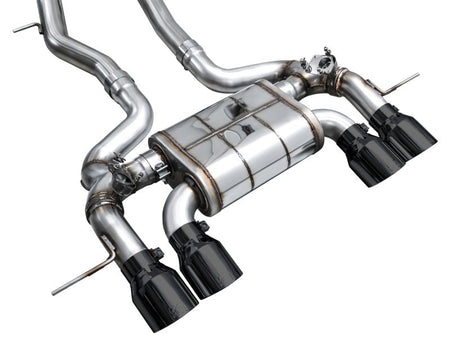 AWE Tuning 23 - 24 BMW G87 M2 SwitchPath Edition Exhaust - Diamond Black Tips - CPC Performance