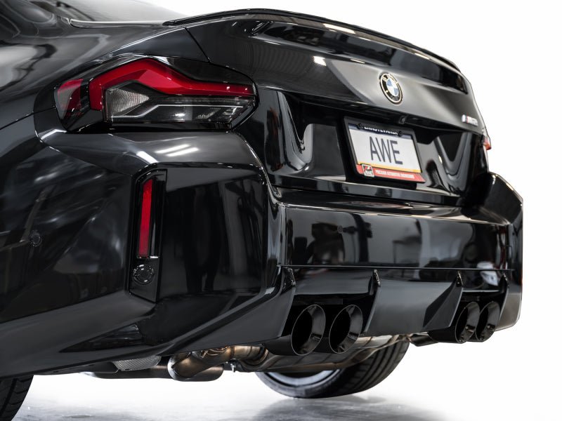 AWE Tuning 23 - 24 BMW G87 M2 SwitchPath Edition Exhaust - Diamond Black Tips - CPC Performance