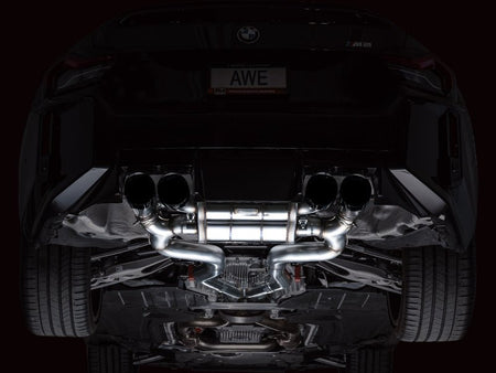 AWE Tuning 23 - 24 BMW G87 M2 SwitchPath Edition Exhaust - Diamond Black Tips - CPC Performance