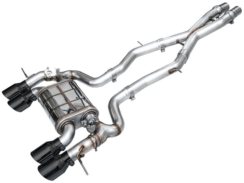 AWE Tuning 23 - 24 BMW G87 M2 SwitchPath Edition Exhaust - Diamond Black Tips - CPC Performance