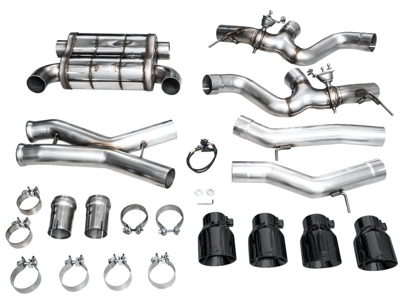 AWE Tuning 23 - 24 BMW G87 M2 SwitchPath Edition Exhaust - Diamond Black Tips - CPC Performance