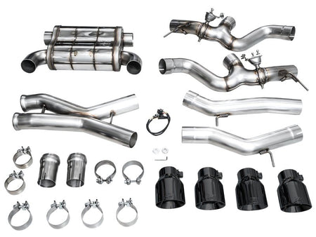 AWE Tuning 23 - 24 BMW G87 M2 SwitchPath Edition Exhaust - Diamond Black Tips - CPC Performance
