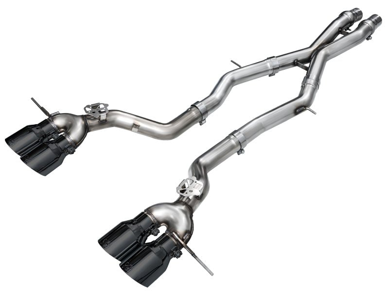 AWE Tuning 23 - 24 BMW G87 M2 Track Edition Exhaust - Diamond Black Tips - CPC Performance