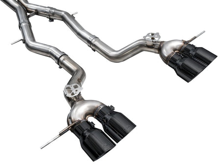 AWE Tuning 23 - 24 BMW G87 M2 Track Edition Exhaust - Diamond Black Tips - CPC Performance