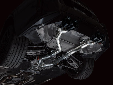 AWE Tuning 23 - 24 BMW G87 M2 Track Edition Exhaust - Diamond Black Tips - CPC Performance