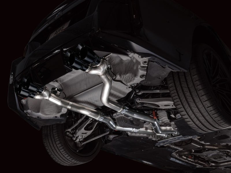 AWE Tuning 23 - 24 BMW G87 M2 Track Edition Exhaust - Diamond Black Tips - CPC Performance