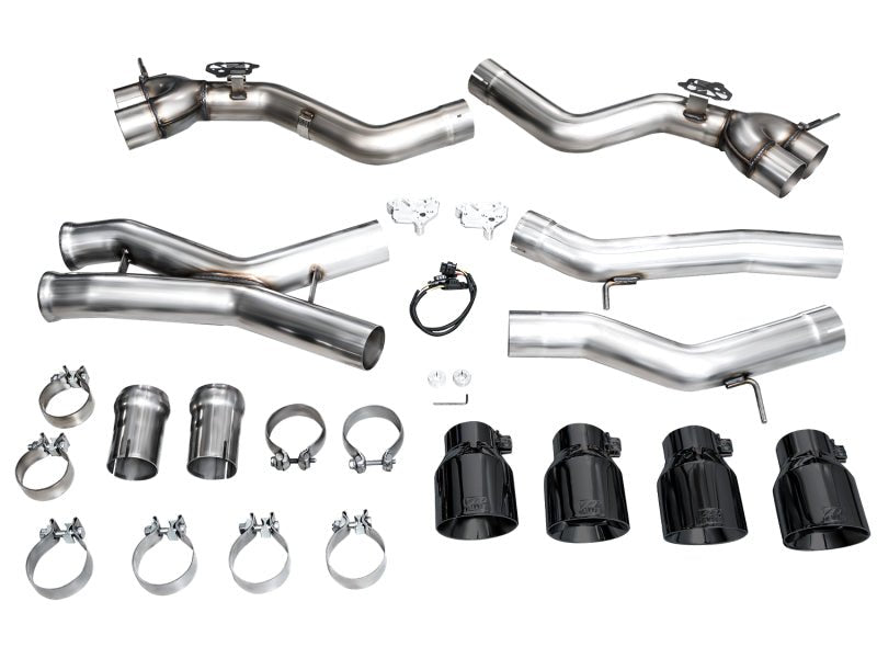 AWE Tuning 23 - 24 BMW G87 M2 Track Edition Exhaust - Diamond Black Tips - CPC Performance