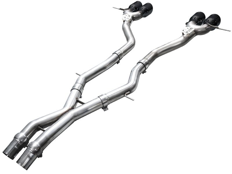 AWE Tuning 23 - 24 BMW G87 M2 Track Edition Exhaust - Diamond Black Tips - CPC Performance