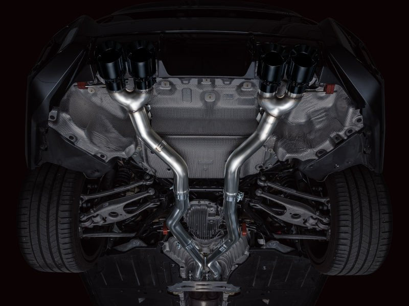 AWE Tuning 23 - 24 BMW G87 M2 Track Edition Exhaust - Diamond Black Tips - CPC Performance