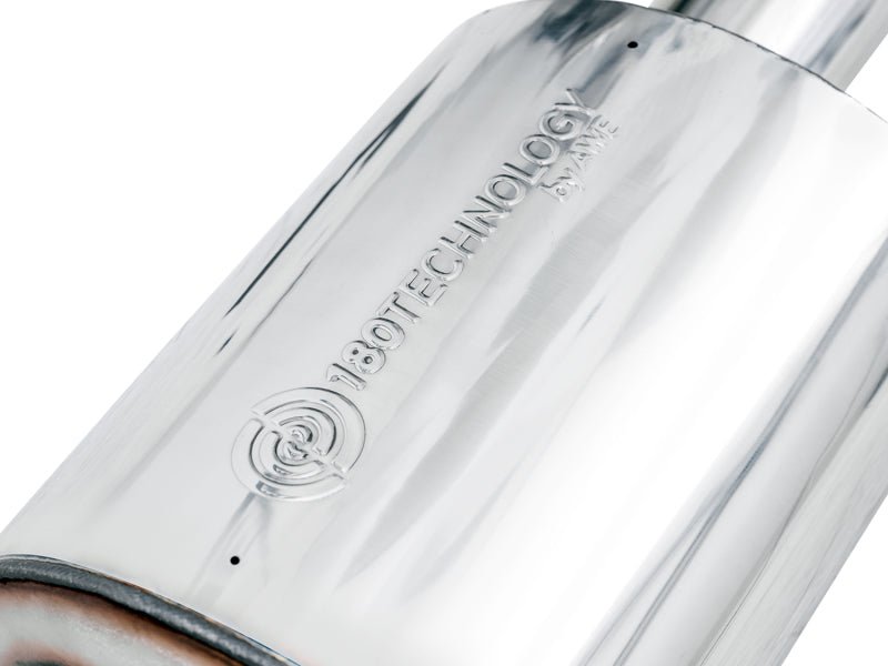 AWE Tuning 4th Gen GM 1500 6.2L 0FG Catback Split Rear Exit (w/ Bumper Cutouts) - Quad Chrome Tips - CPC Performance